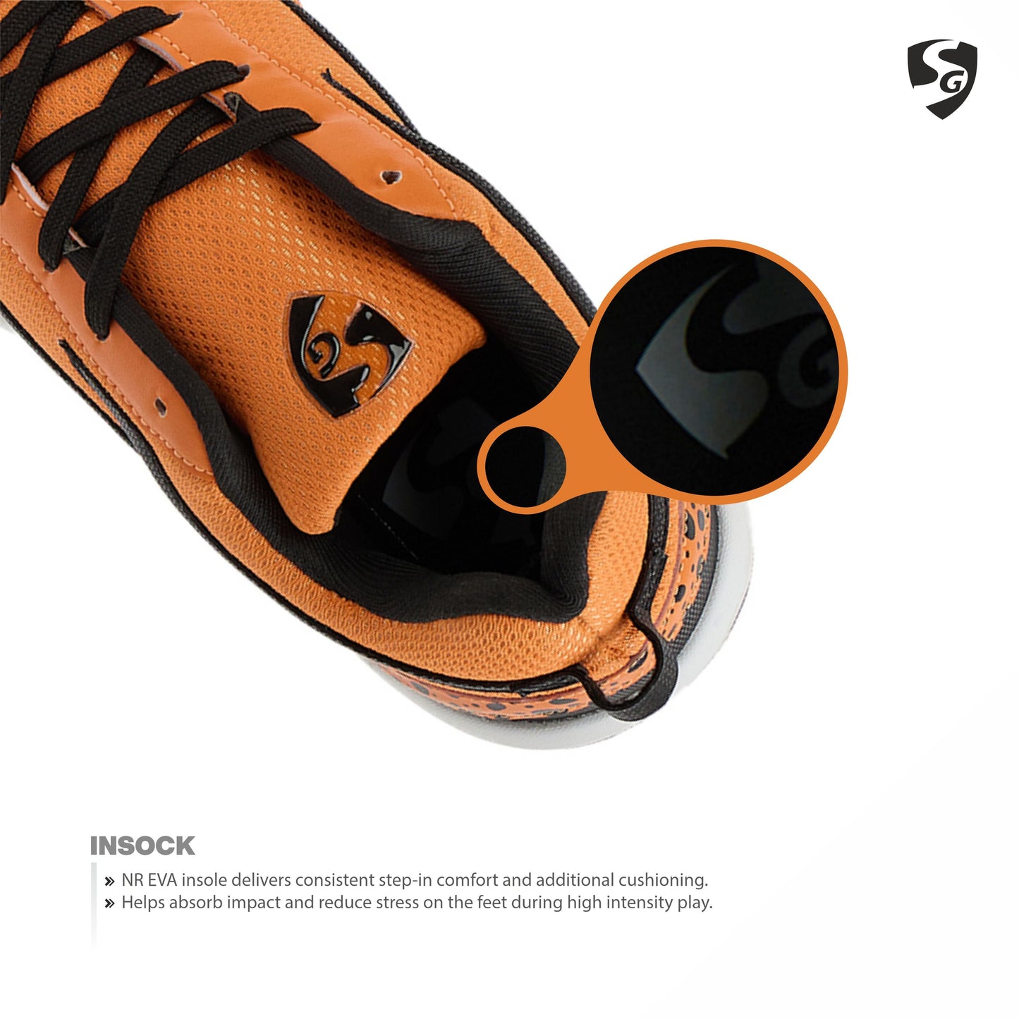 SG RAPTOR Shoes Neon Orange/Black