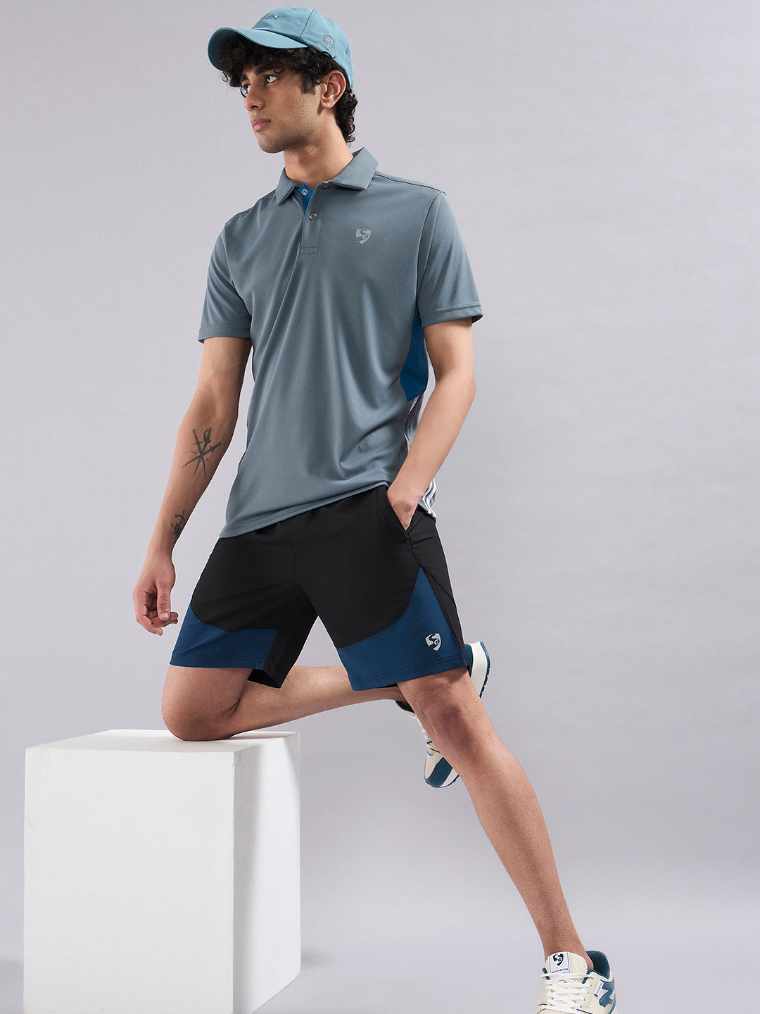 SG Men's Shorts Black/ Teal