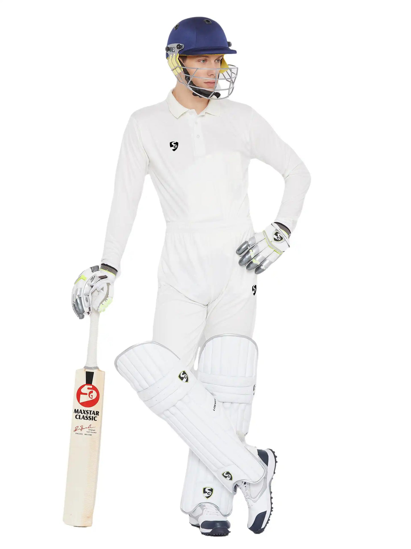 SG Senior Club Full Sleeve Combo Cricket Whites