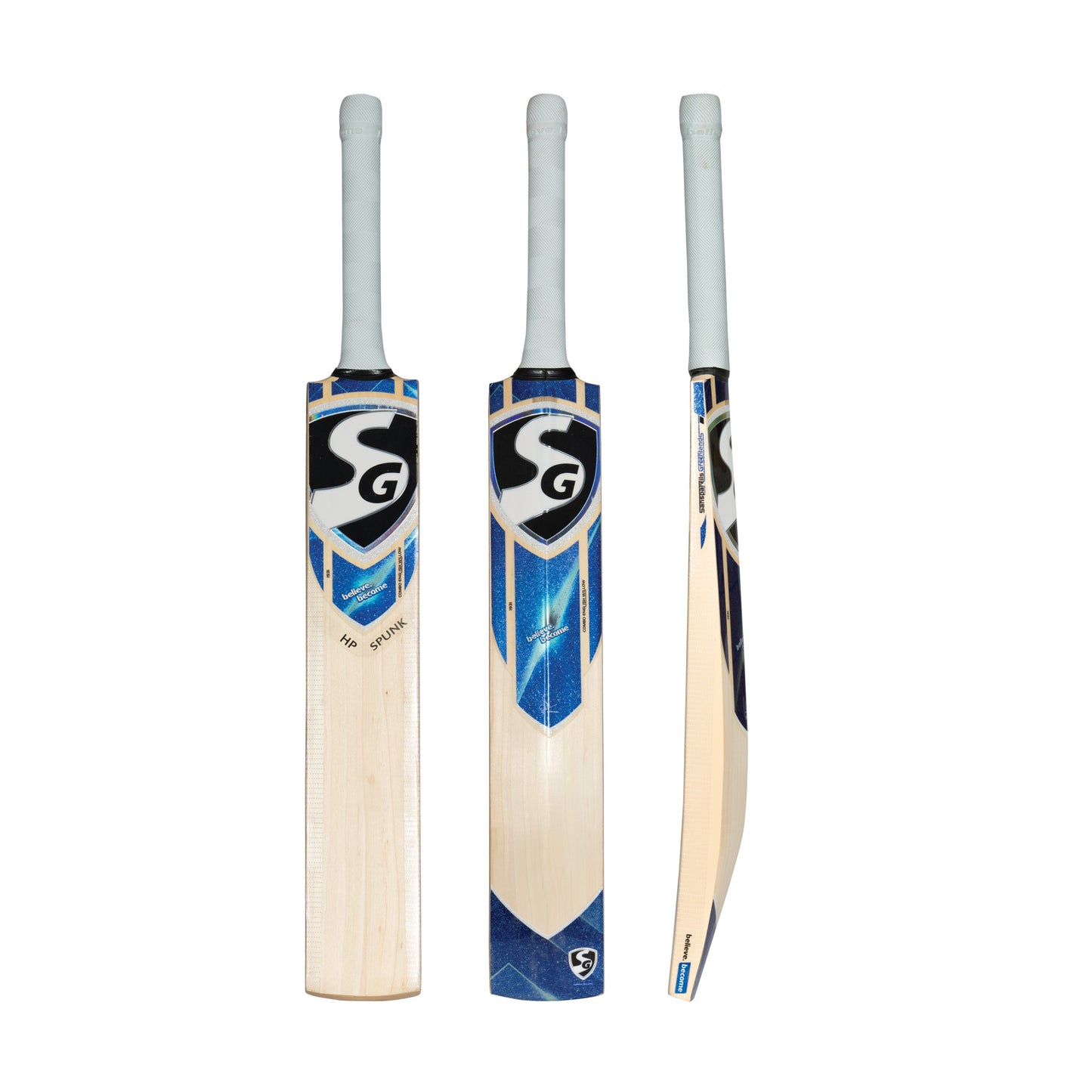 SG HP Spunk English and Kashmir Combo Cricket Bat