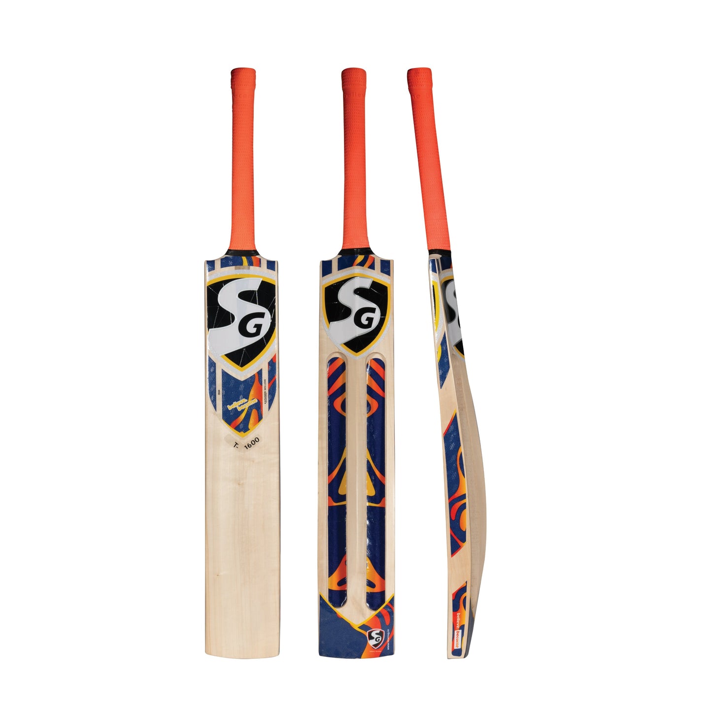 SG Kashmir Willow Cricket Bat (Tennis ball) T-1600