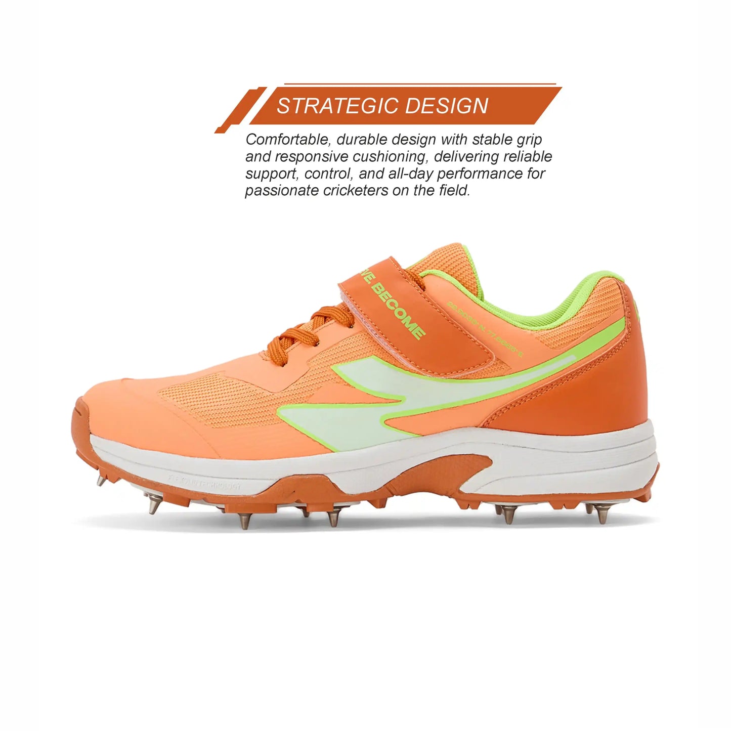 SG Vortex Spikes Shoes Bright Orange