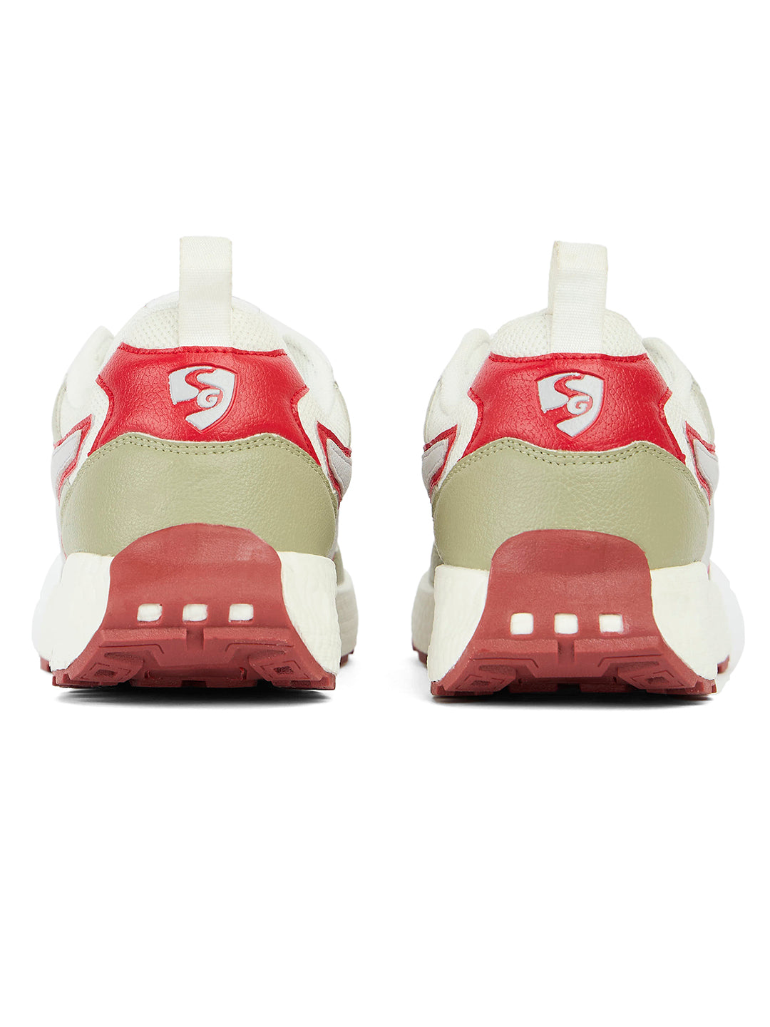 SG CREST Lifestyle Shoes - Red/White/Beige
