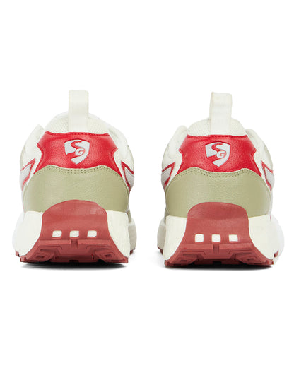 SG CREST Lifestyle Shoes - Red/White/Beige