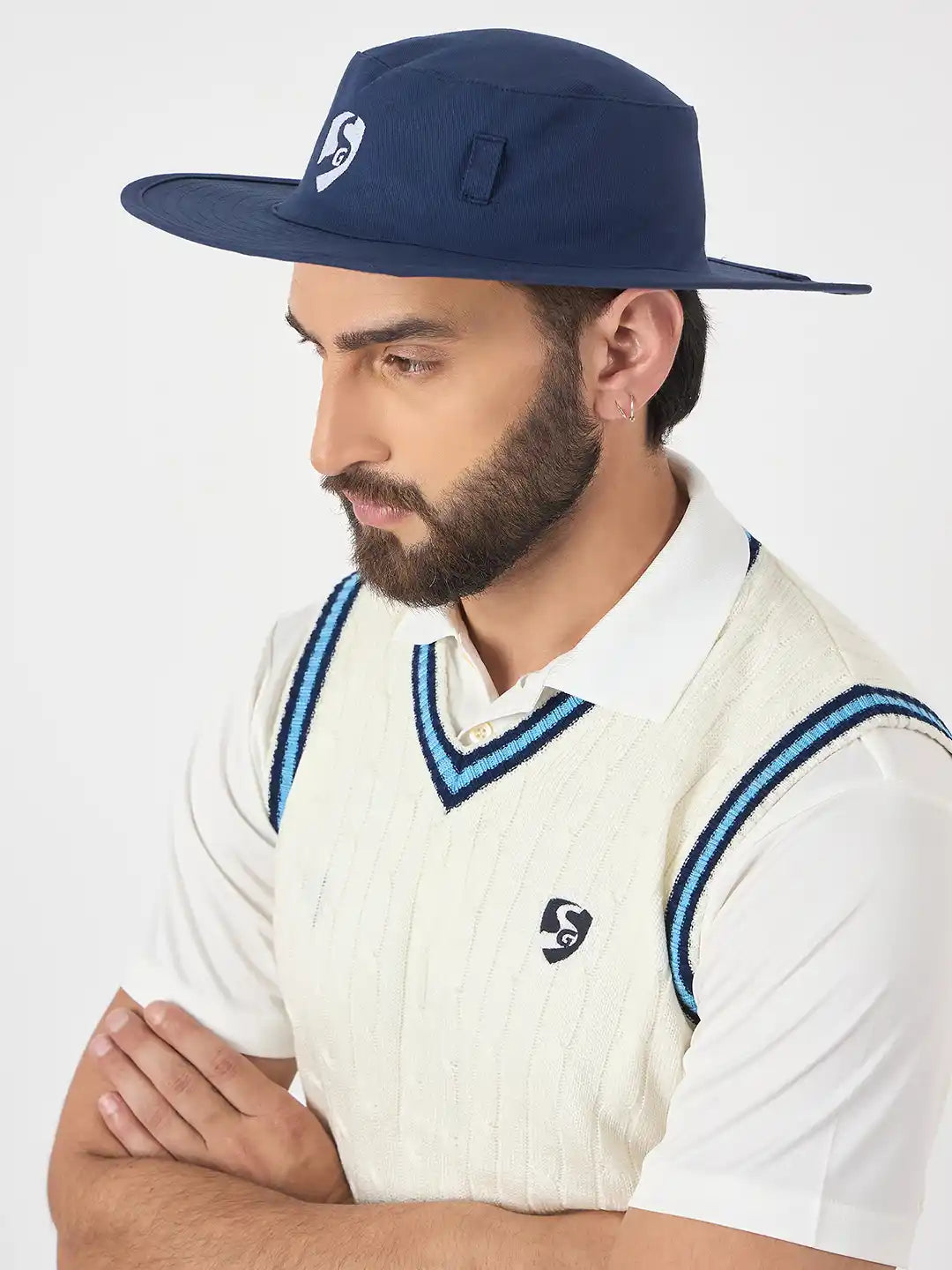 SG Premier 2.0 Panama Hat Navy