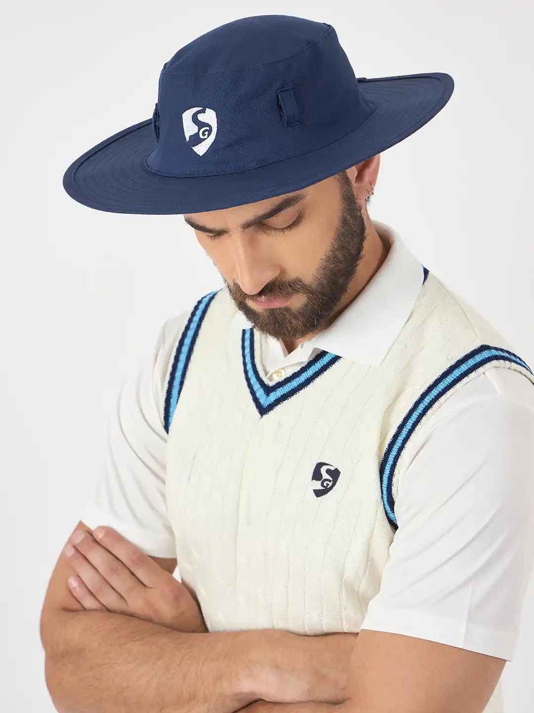 SG Premier 2.0 Panama Hat Navy