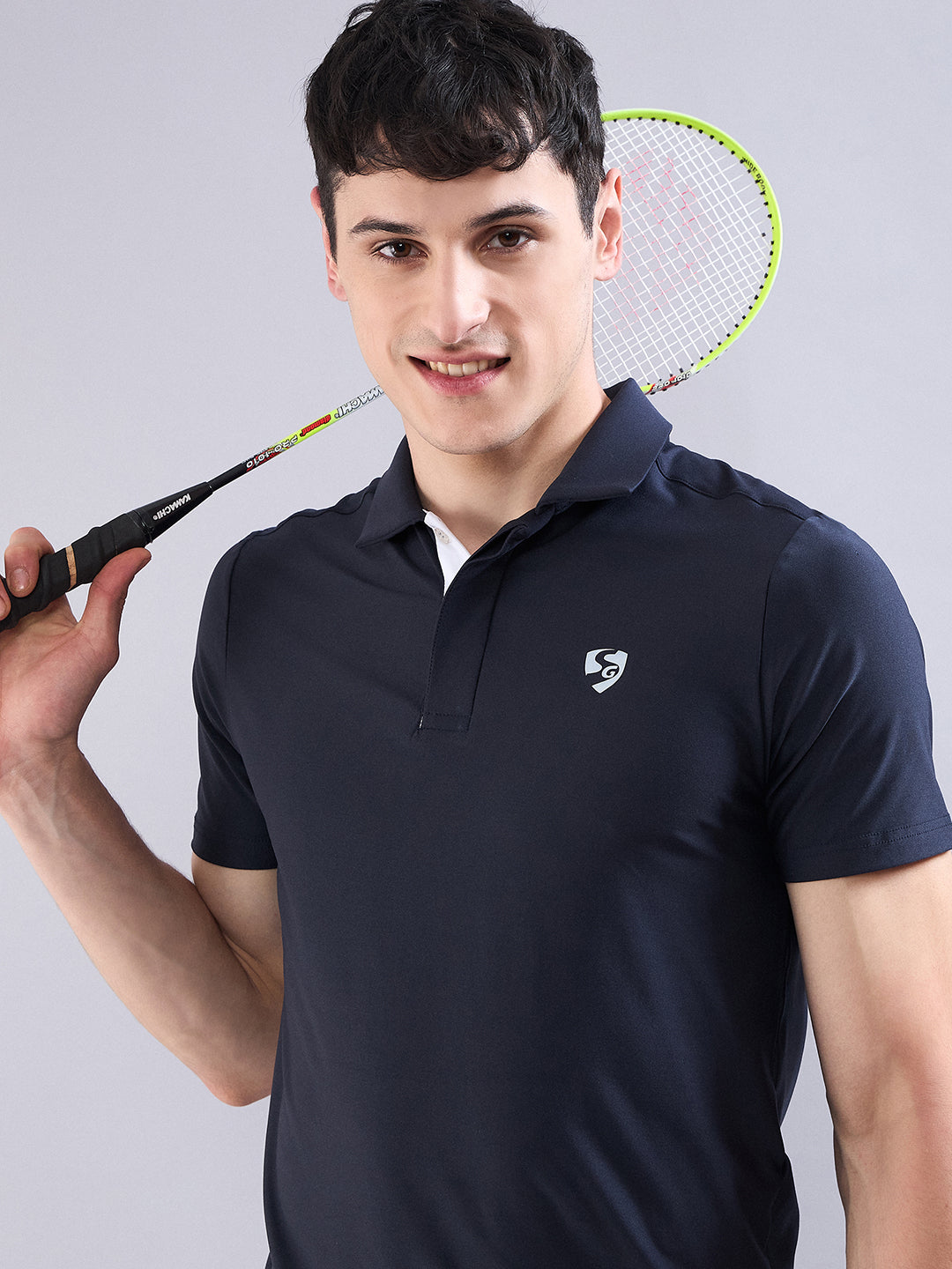 SG Men's Polo T-Shirt Navy Blue