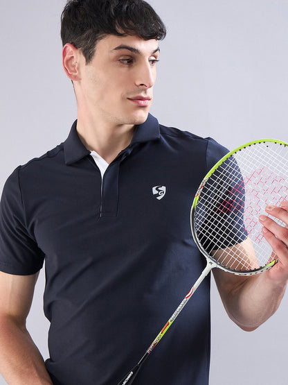 SG Men's Polo T-Shirt Navy Blue