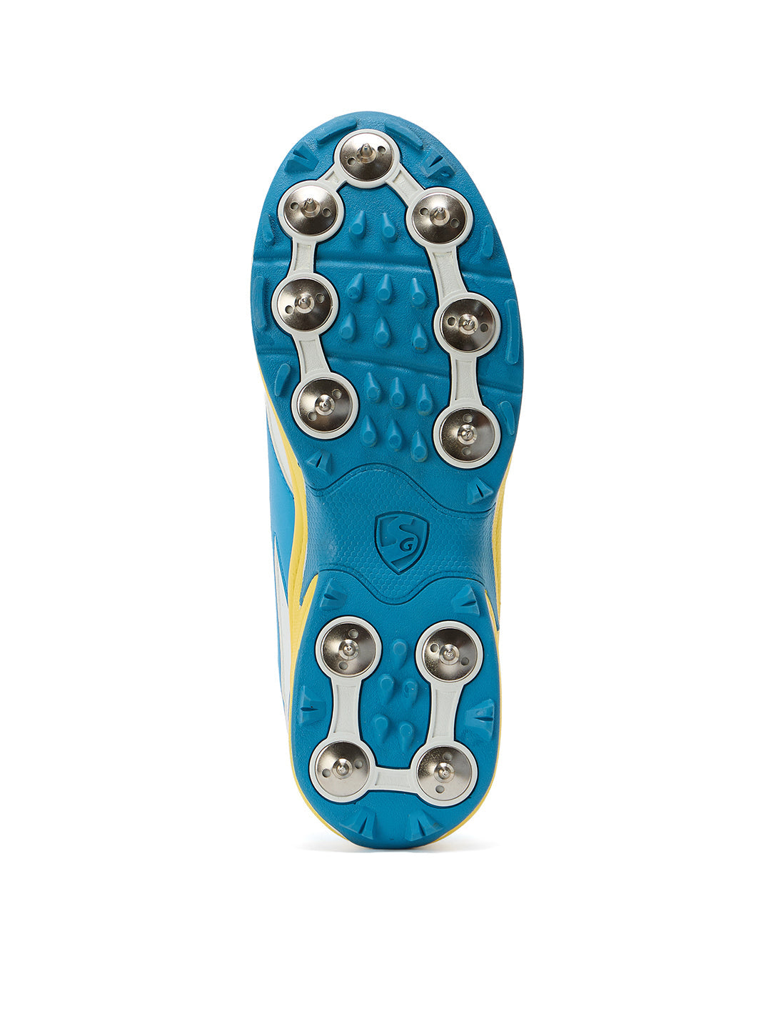 SG SAVAGE MAX SPIKES White/Yellow/Sky Blue