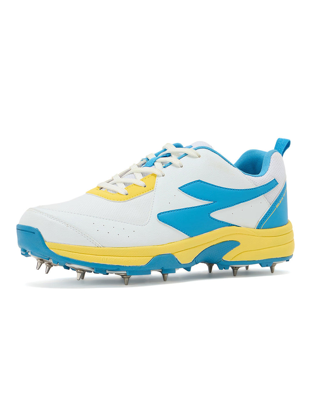 SG SAVAGE MAX SPIKES White/Yellow/Sky Blue