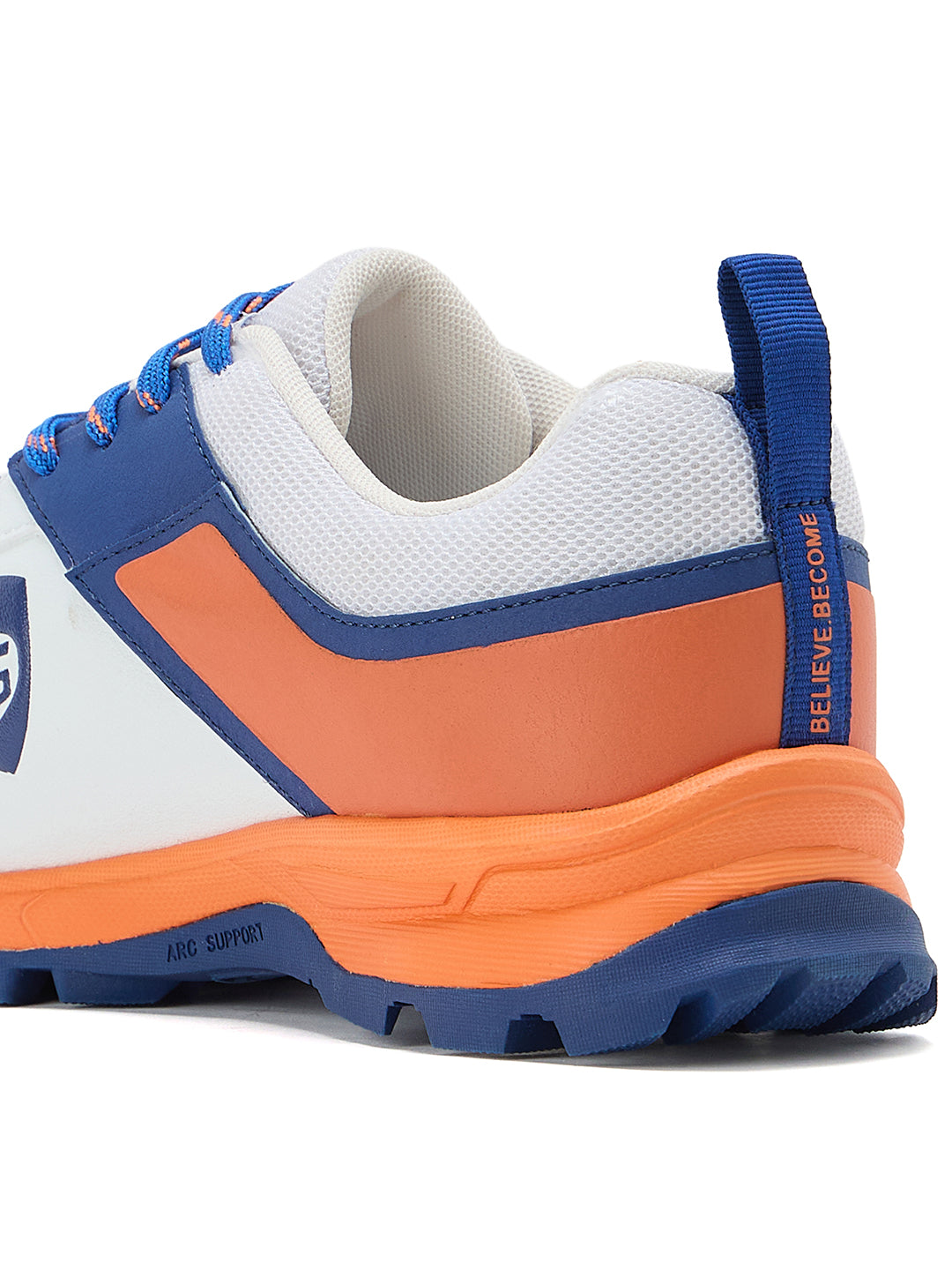 SG Impact Shoes White/Orange