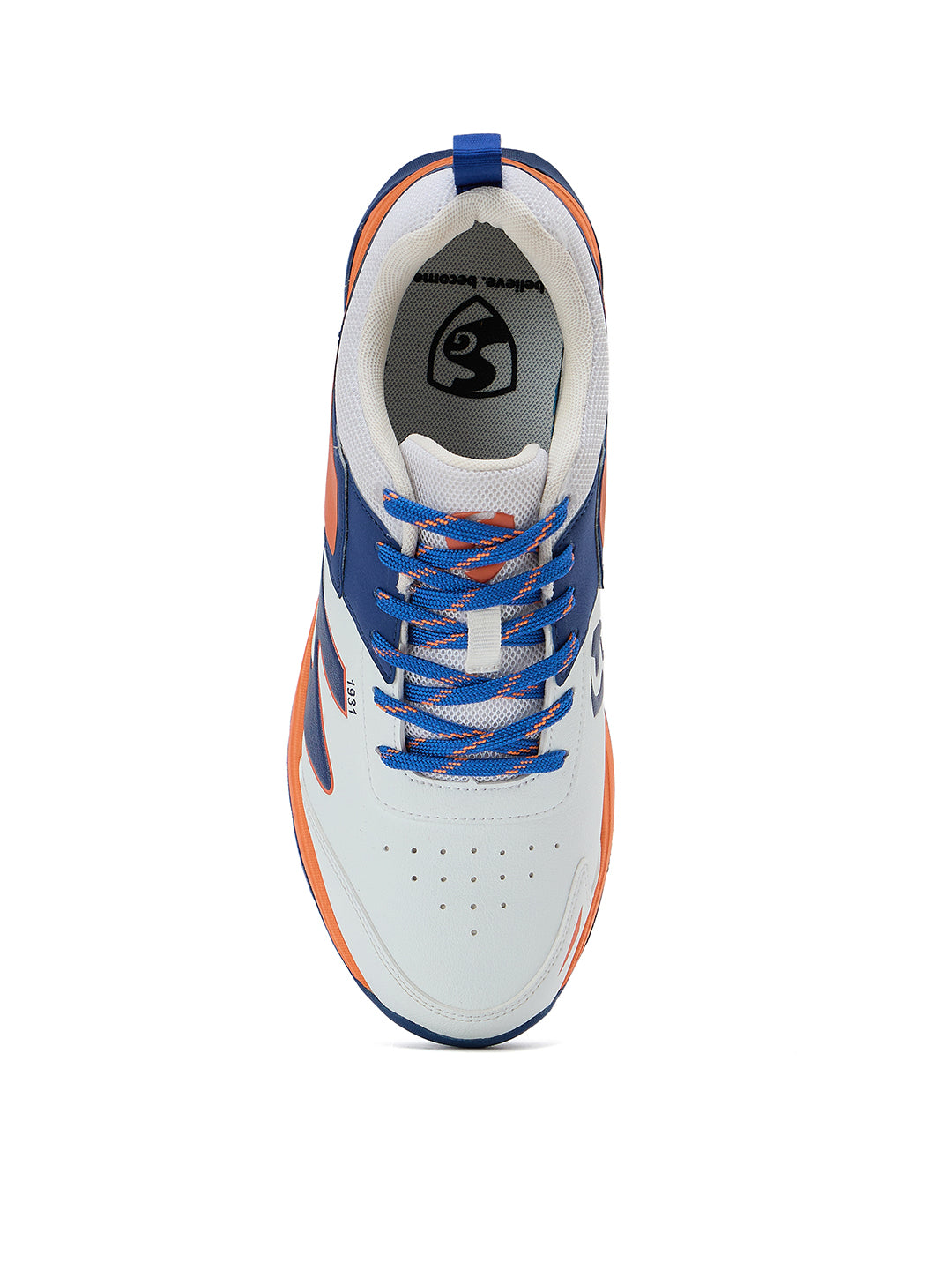 SG Impact Shoes White/Orange