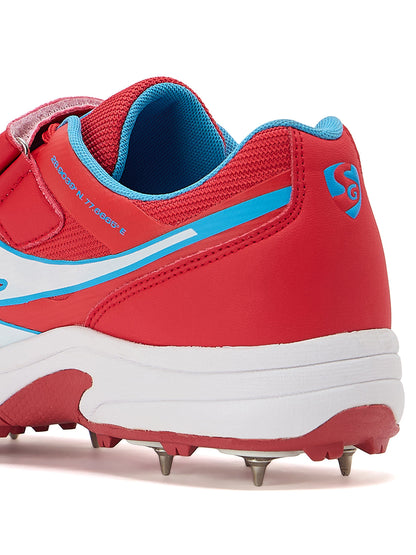 SG Vortex Spikes Shoes Neon Red