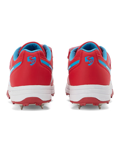 SG Vortex Spikes Shoes Neon Red