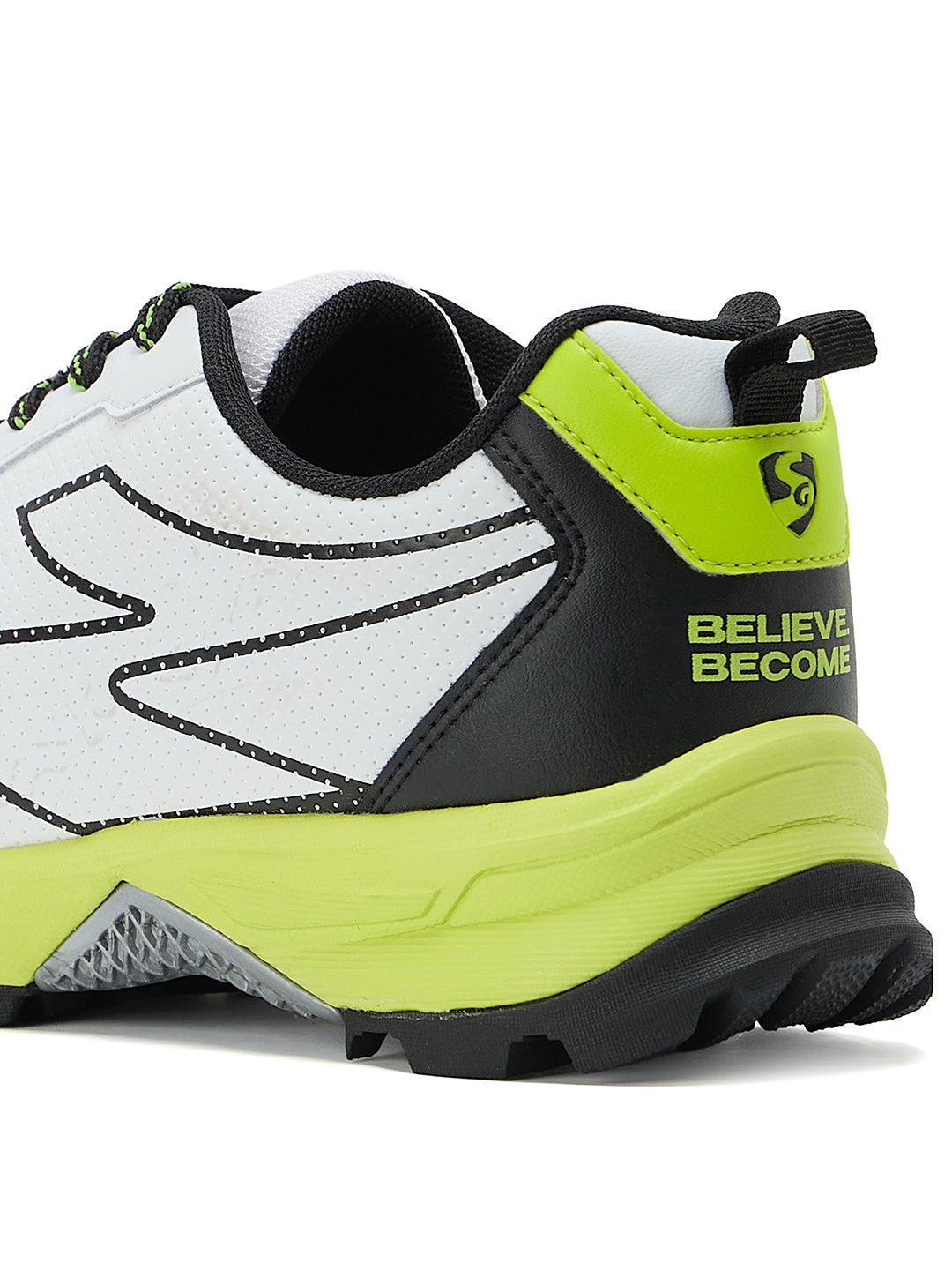 SG SCORER EDGE Shoes White/Volt green