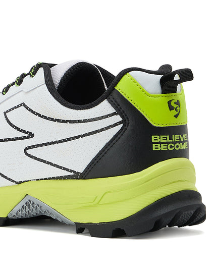 SG SCORER EDGE Shoes White/Volt green
