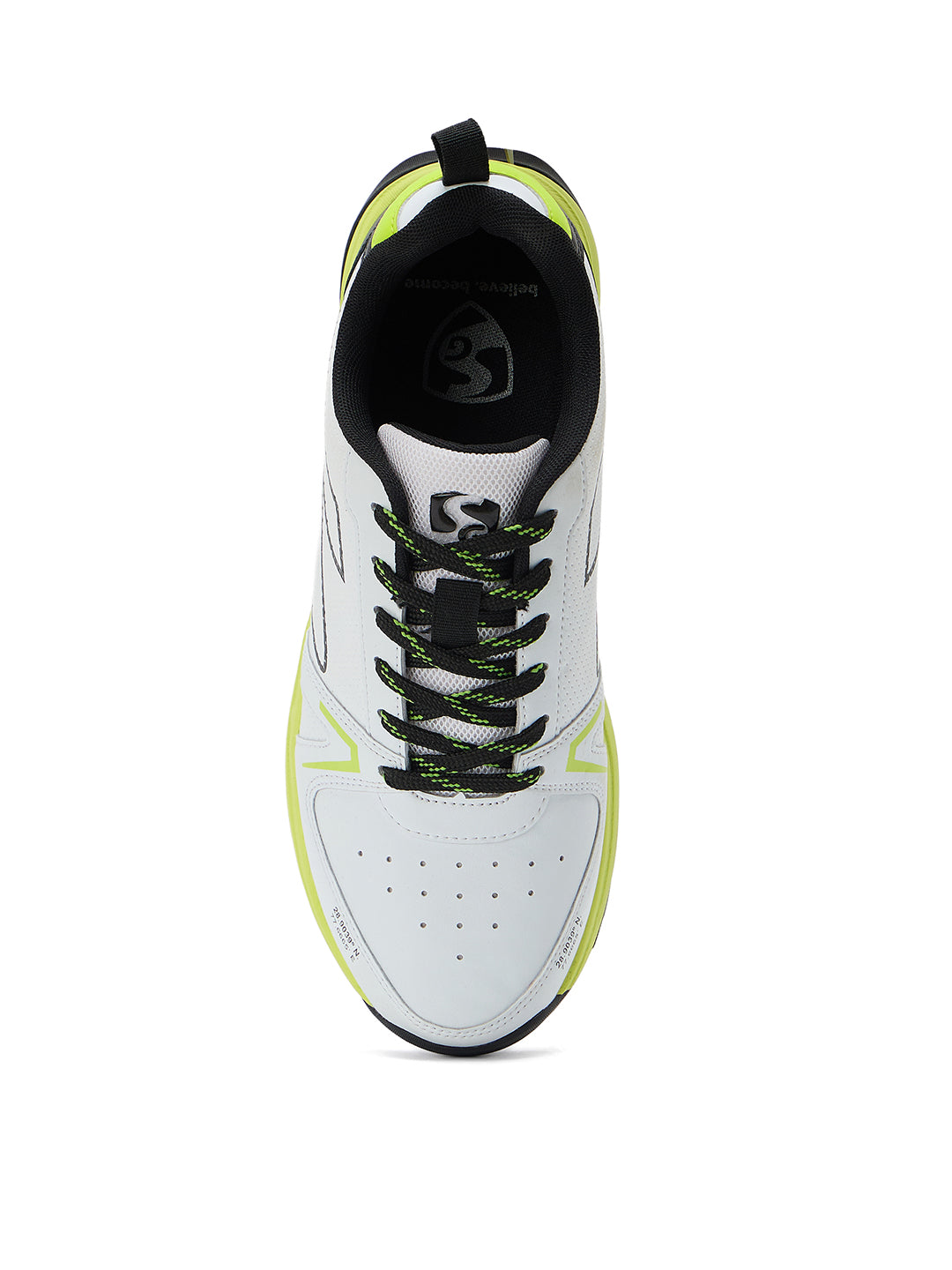 SG SCORER EDGE Shoes White/Volt green