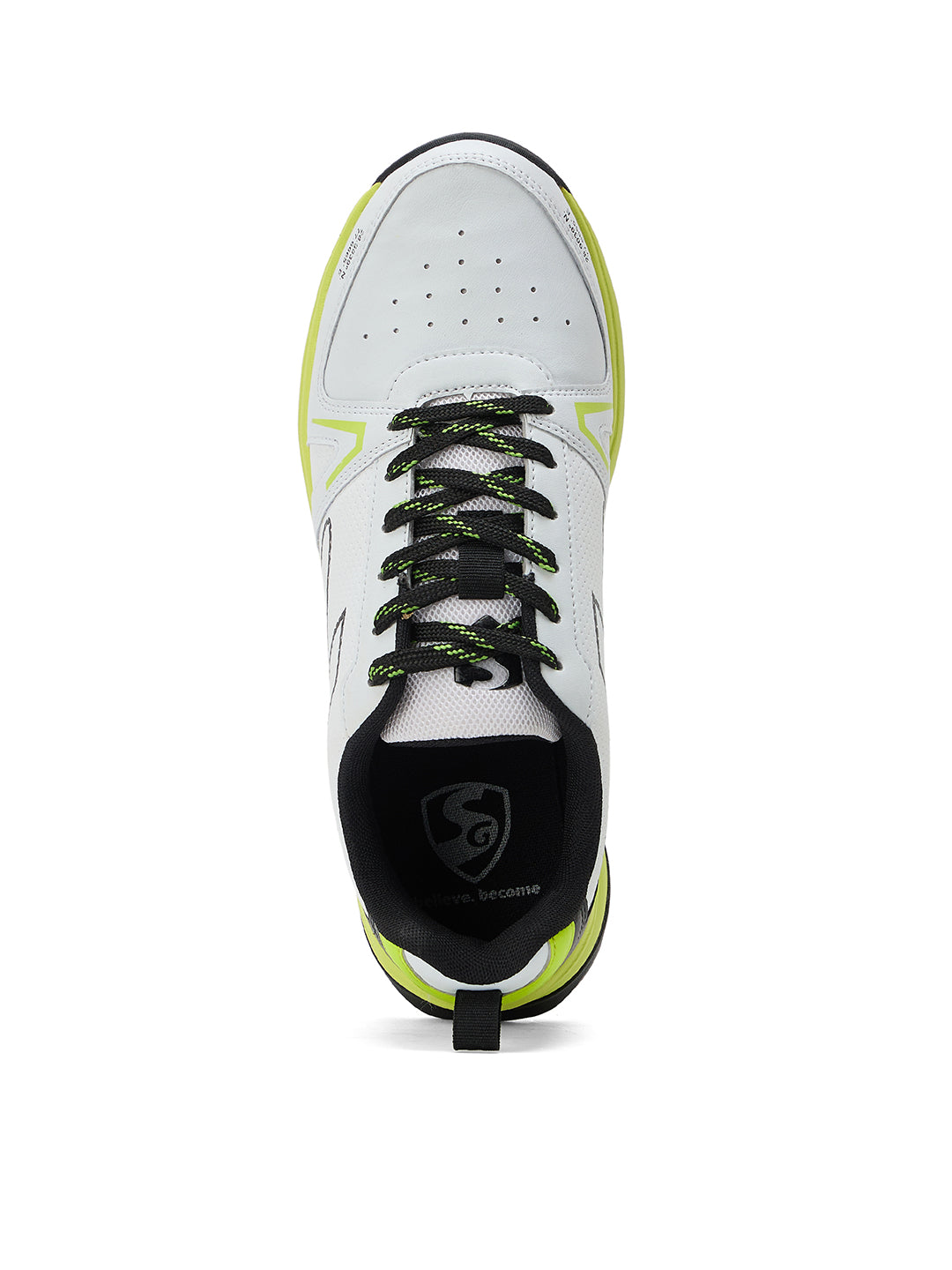 SG SCORER EDGE Shoes White/Volt green