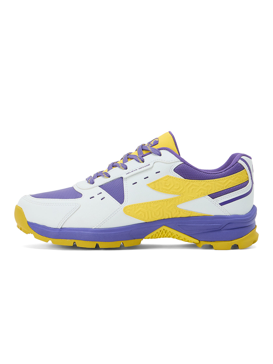 SG CLUB EVO Shoes White/Purple/Yellow