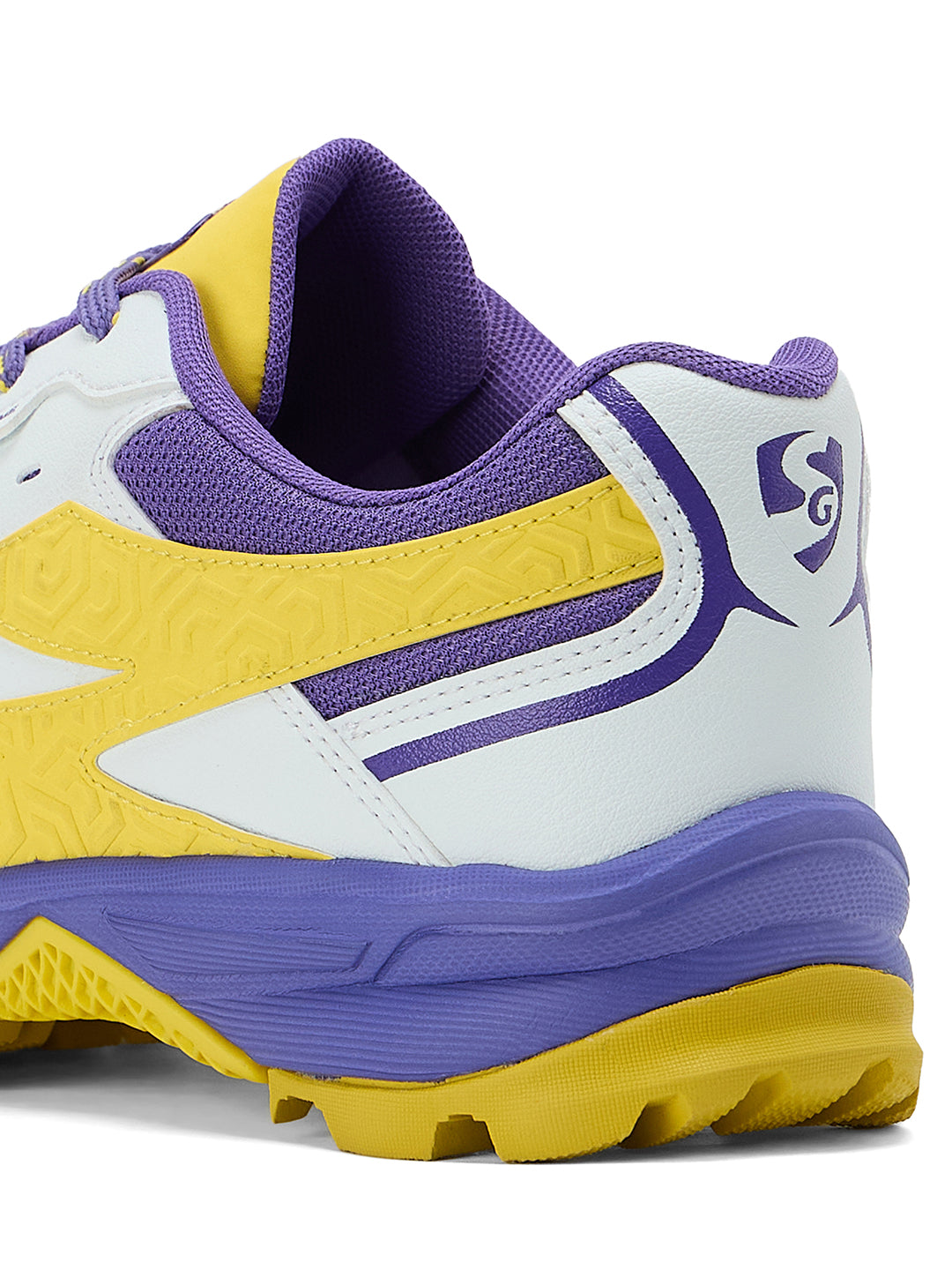 SG CLUB EVO Shoes White/Purple/Yellow