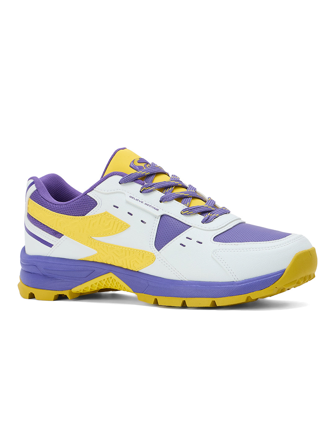 SG CLUB EVO Shoes White/Purple/Yellow