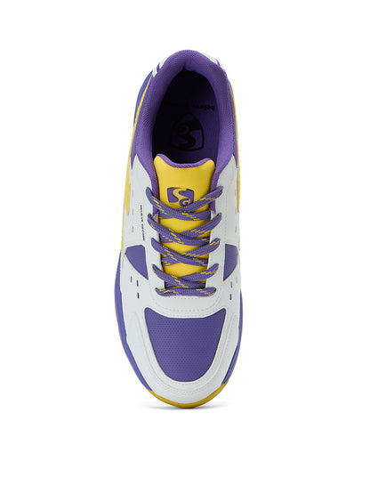 SG CLUB EVO Shoes White/Purple/Yellow