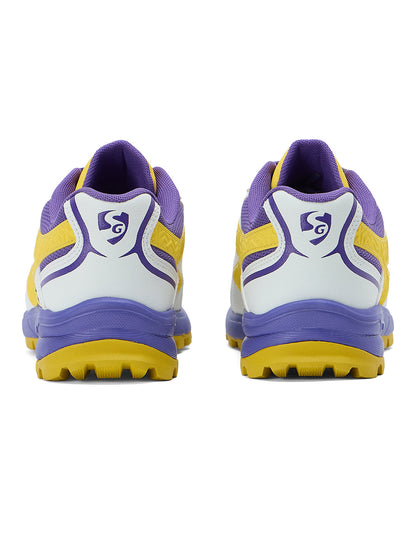 SG CLUB EVO Shoes White/Purple/Yellow