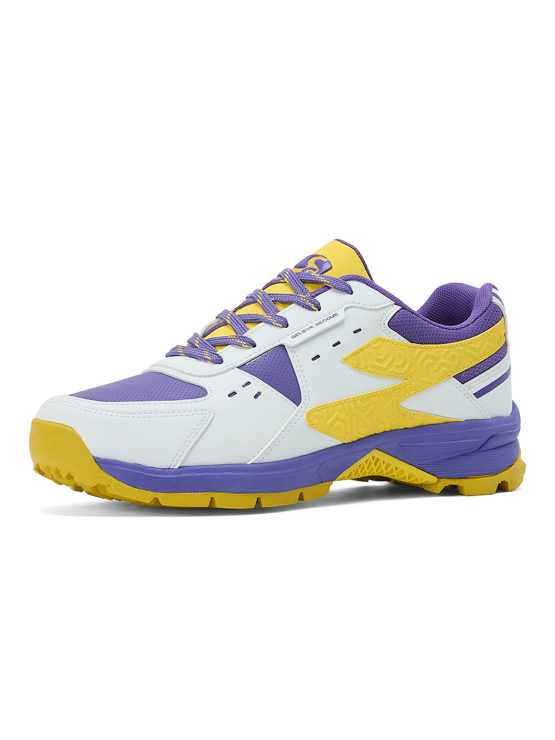 SG CLUB EVO Shoes White/Purple/Yellow