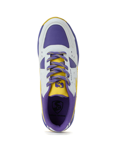SG CLUB EVO Shoes White/Purple/Yellow