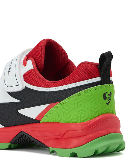 SG CENTURY PACE Shoes White/Red/Lime Green