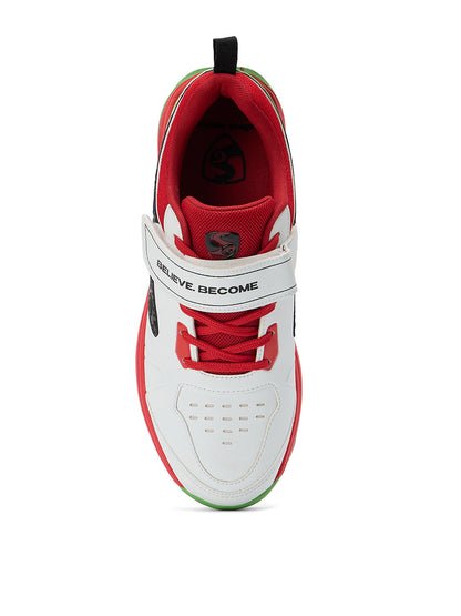 SG CENTURY PACE Shoes White/Red/Lime Green