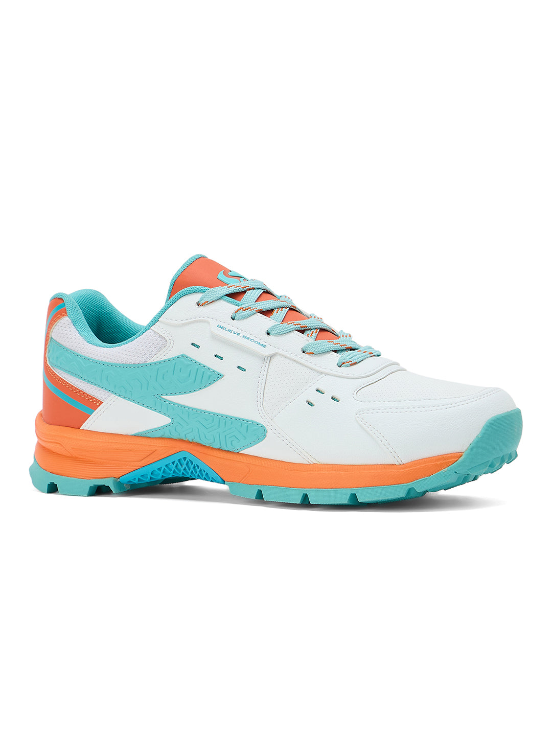 SG CLUB EVO Shoes White/Orange/Aqua