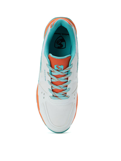 SG CLUB EVO Shoes White/Orange/Aqua