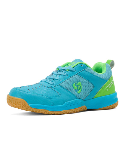 SG COURT PRO Shoes Aqua/Lime Green