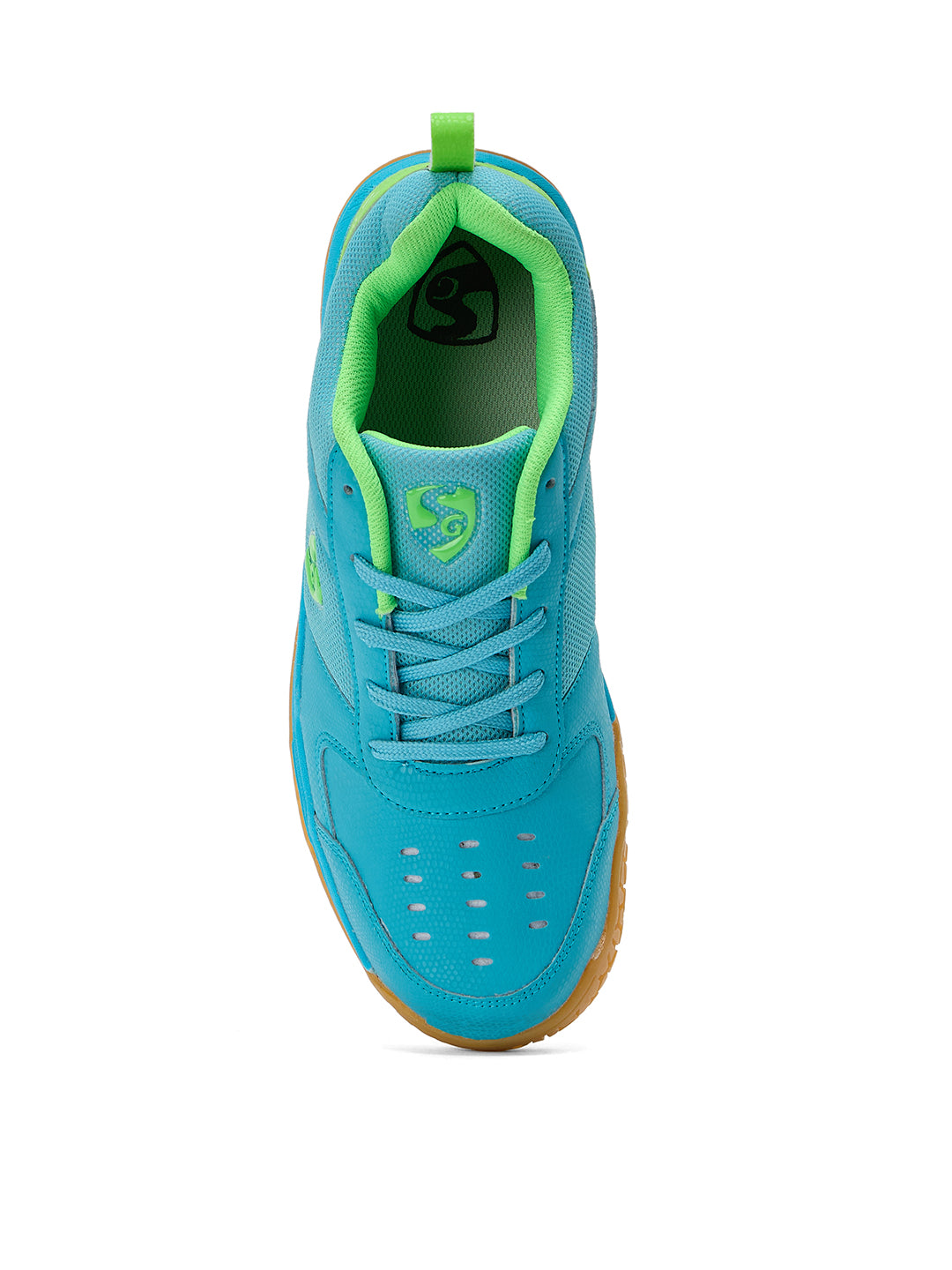 SG COURT PRO Shoes Aqua/Lime Green