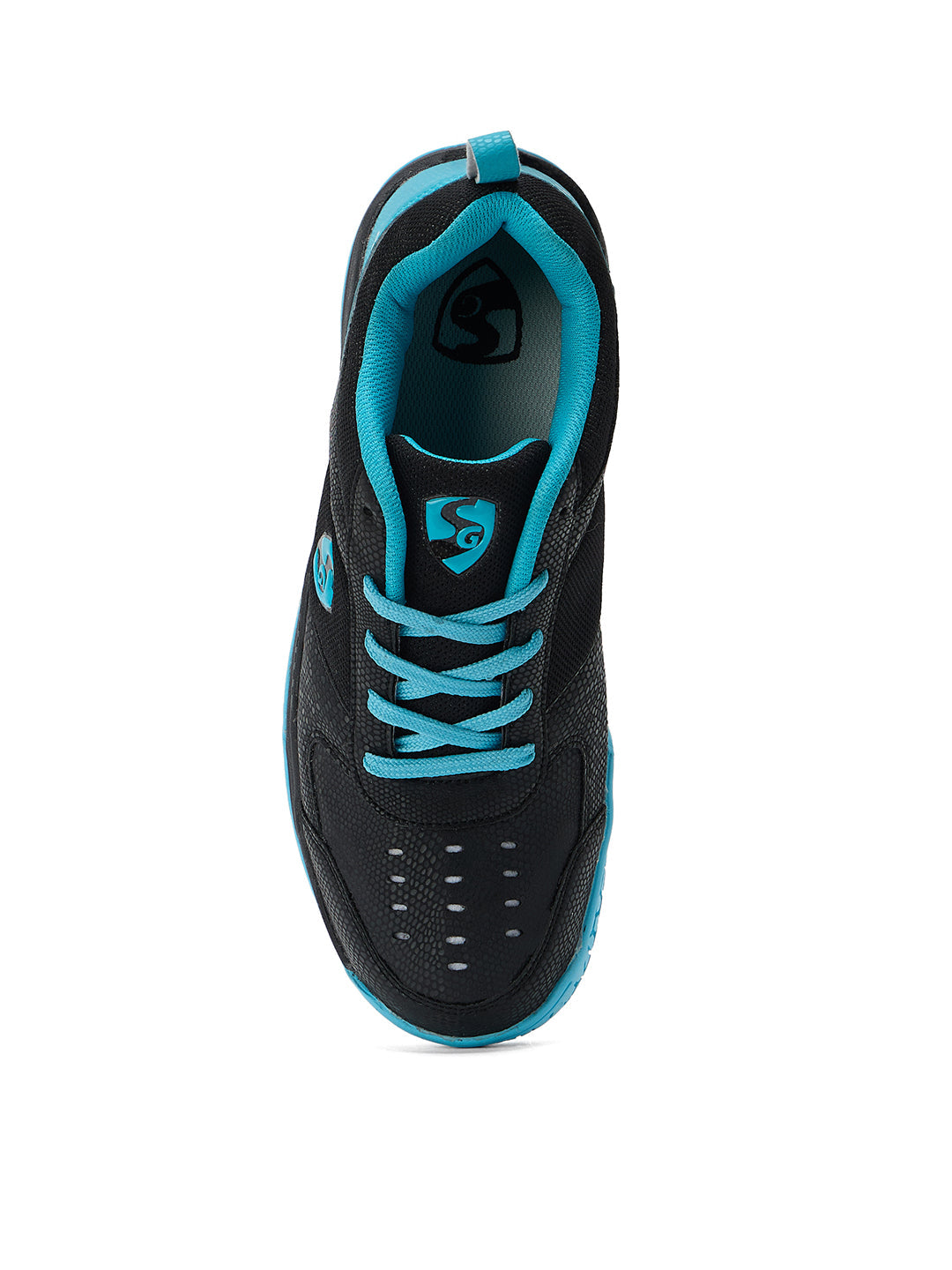 SG COURT PRO Shoes Black/Cyan