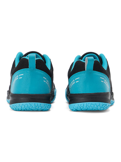 SG COURT PRO Shoes Black/Cyan