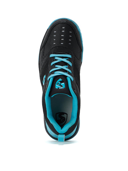 SG COURT PRO Shoes Black/Cyan