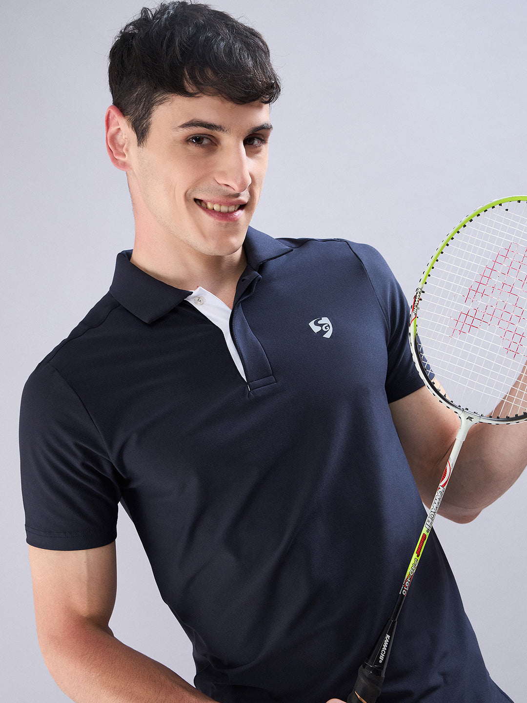 SG Men's Polo T-Shirt Navy Blue