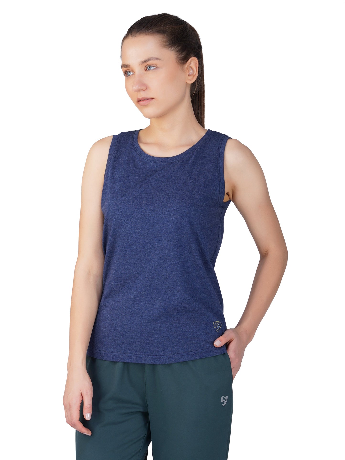 SG Women'S Regular Fit Sports & Gym Vest for Womens & Girls | Ideal for Trail Running, Fitness & Training, Jogging, Regular & Fashion Wear