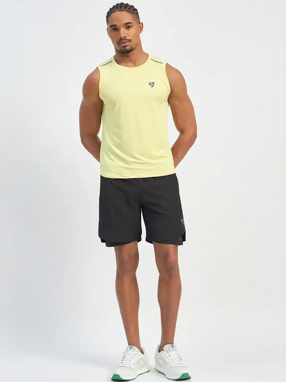 SG H2MS83891 Men Black Shorts