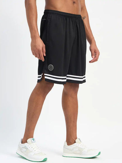 SG H2MS83974 Men Black Shorts