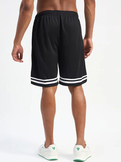 SG H2MS83974 Men Black Shorts