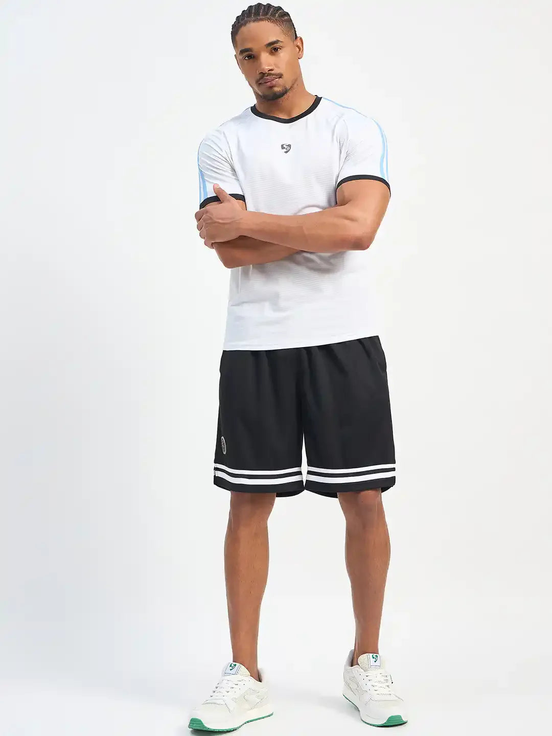 SG H2MS83974 Men Black Shorts