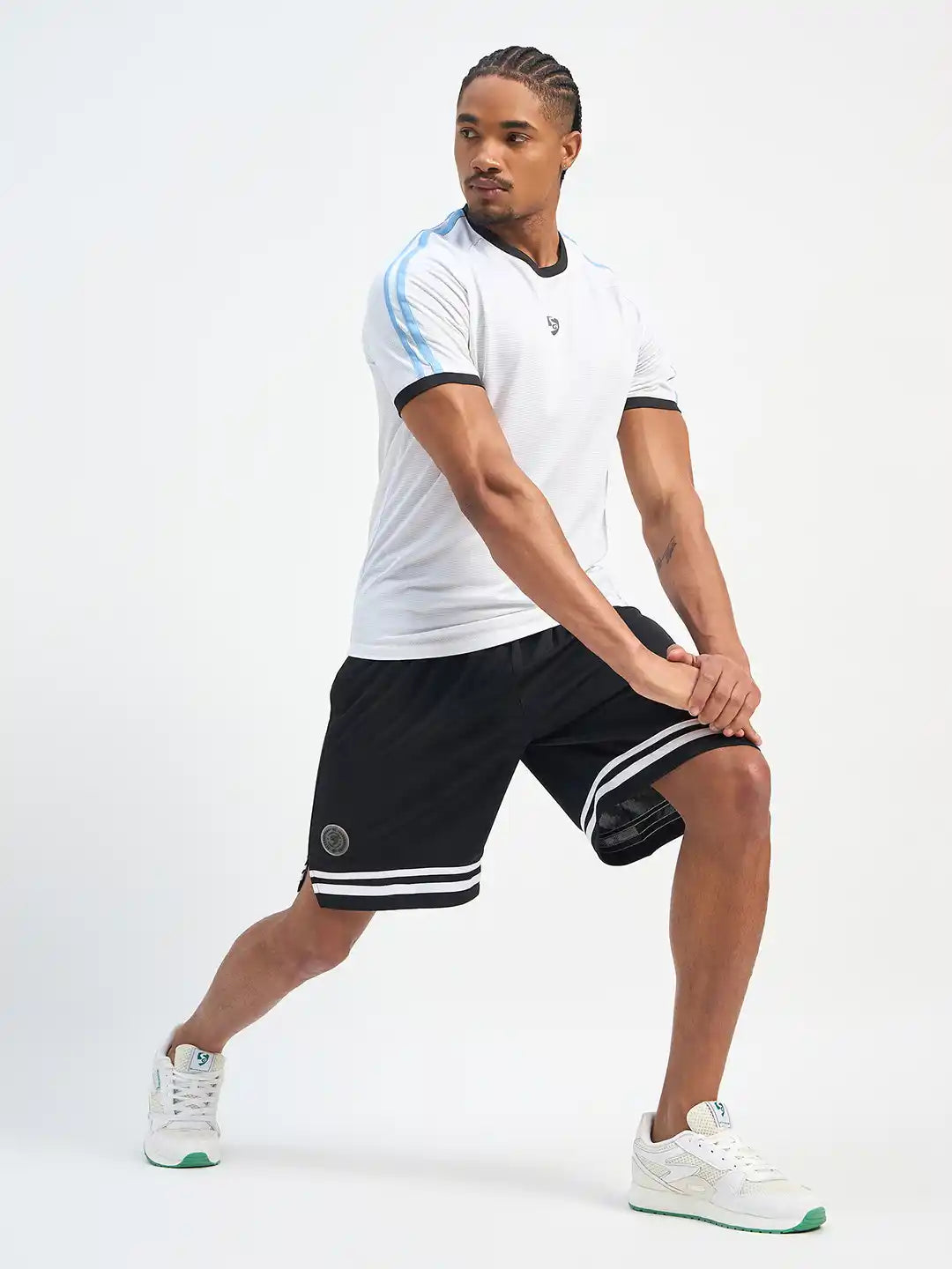 SG H2MS83974 Men Black Shorts