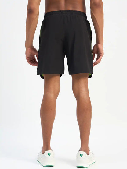 SG H2MS83931 Men Black Shorts