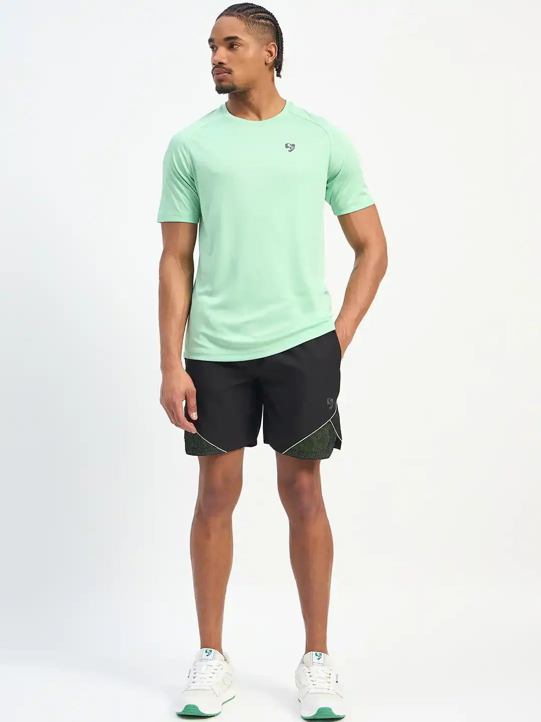 SG H2MS83931 Men Black Shorts