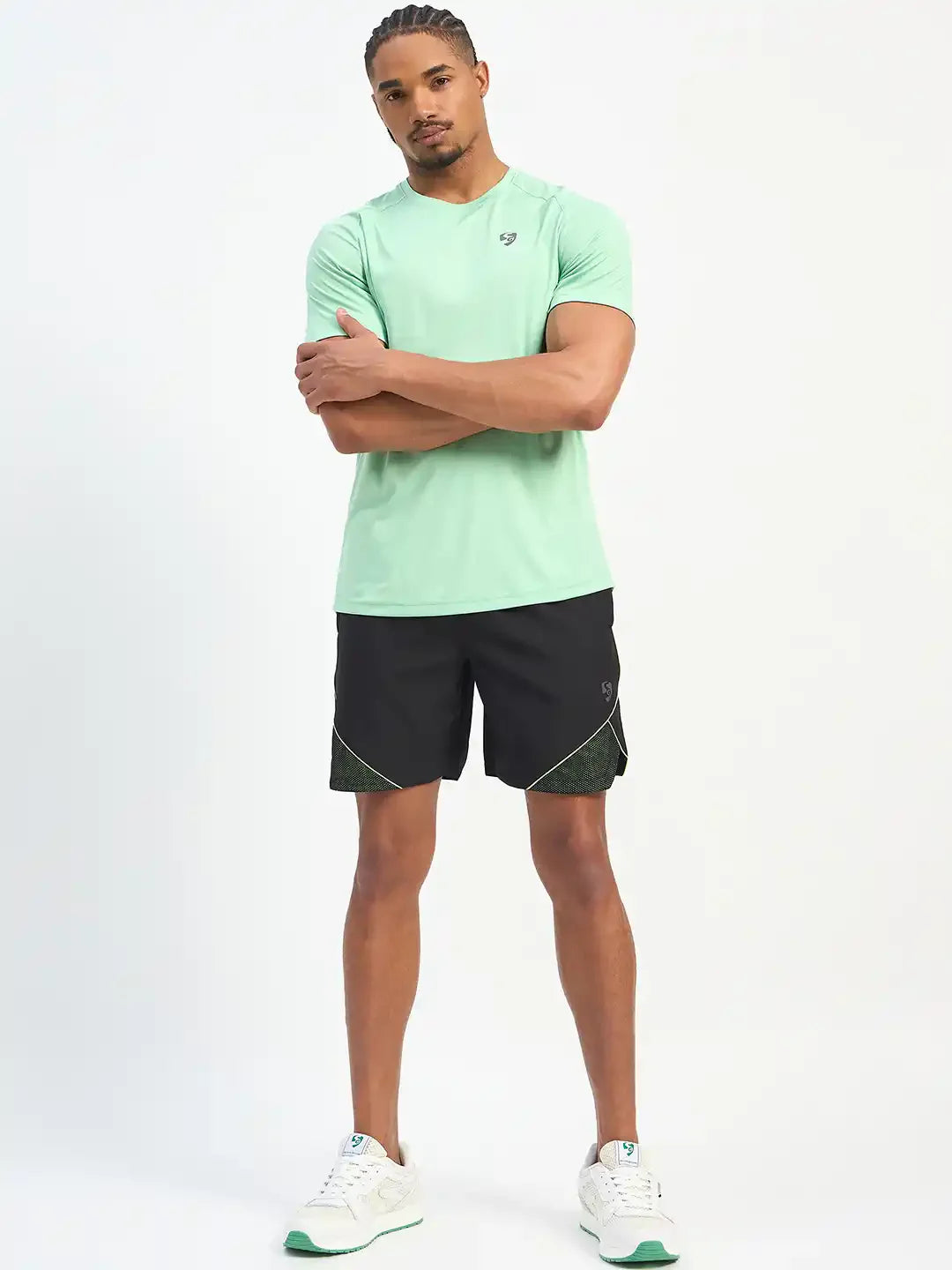 SG H1MT84221 Men Lime T-Shirt