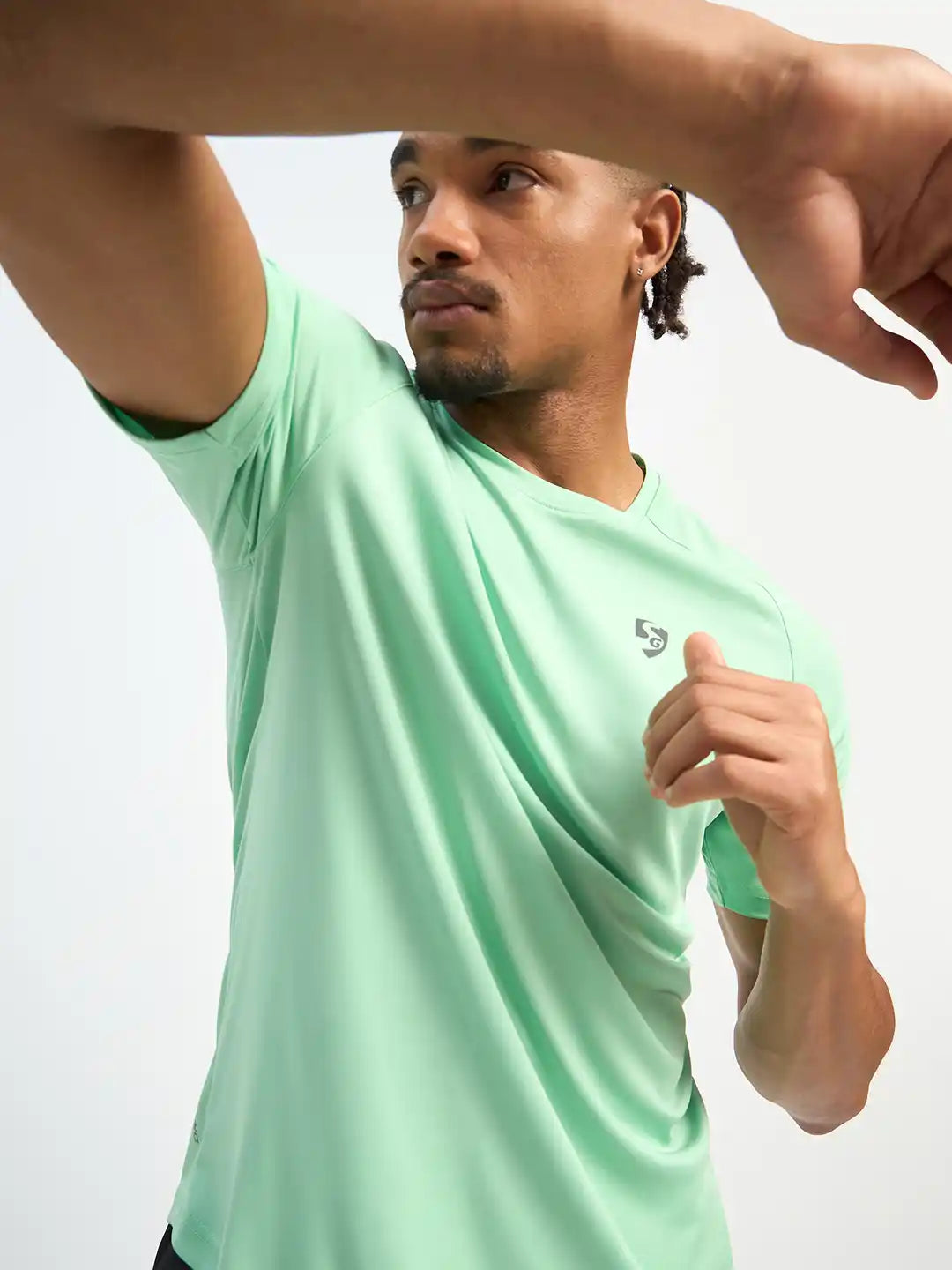 SG H1MT84221 Men Lime T-Shirt
