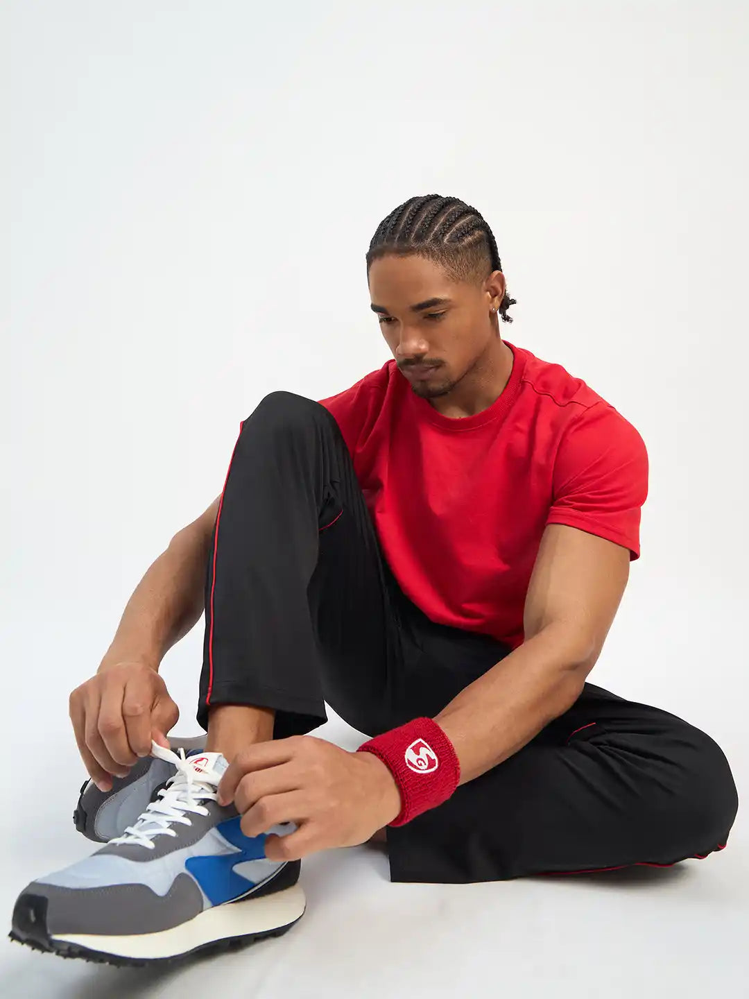 SG H2MTP83982 Men Black Track Pant